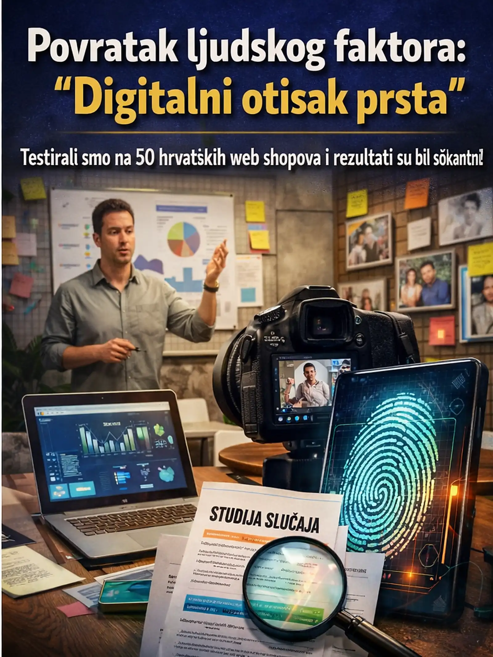 Stručnjak za marketing predstavlja studiju slučaja o digitalnom otisku prsta i SEO rezultatima na 50 hrvatskih web shopova